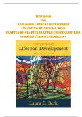 Test Bank  for  Exploring Lifespan Development  4th Edition by Laura E&period; Berk Chapter-By-Chapter Multiple-Choice Questions&period; Updated Version &vert; Graded A&plus;