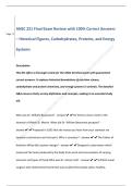 ANSC 221 Final Exam Review with 100&percnt; Correct Answers &ndash; Historical Figures&comma; Carbohydrates&comma; Proteins&comma; and Energy  Systems
