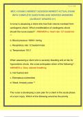 MDC 4 EXAM 2 NEWEST 2025&sol;2026 NEWEST ACTUAL EXAM WITH COMPLETE QUESTIONS AND VERIFIED ANSWERS &vert;ALREADY GRADED A&plus;&vert; 