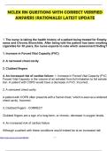 STUDY&vert;BUNDLE&colon; NCLEX RN AND NEXT GENERATION NCLEX NGN QUESTION AND ANSWER&vert;&vert; ACTUAL EXAM TEST BANK OF REAL QUESTIONS & CORRECT DETAILED ANSWERS WITH RATIONALES NCLEX &vert;SMART DEAL 2026&excl;&excl;