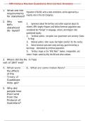 NM History Review Questions And Correct Answers