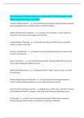 Pennsylvania Emissions Inspector Certification Guide Questions with 100&percnt; Correct Answers &vert; Verified