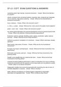 CF-L3 &sol; CCFT  EXAM QUESTIONS & ANSWERS