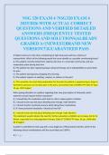 NSG 320 EXAM 4 &sol;NSG320 EXAM 4  2025&sol;2026 WITH ACTUAL CORRECT  QUESTIONS AND VERIFIED DETAILED  ANSWERS &vert;FREQUENTLY TESTED  QUESTIONS AND SOLUTIONS&vert;ALREADY  GRADED A&plus;&vert;NEWEST&vert;BRAND NEW  VERSION&excl;&excl;&excl;&vert;GUARANTEED PASS