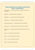 Portage Learning A&P 1 lab 1 Questions and 100&percnt; Correct Answers &vert; Verified Solutions