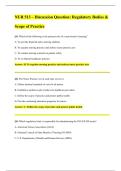 NUR 513 &ndash; Discussion Question&colon; Regulatory Bodies &  Scope of Practice