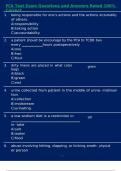 PCA Test Exam Questions and Answers Rated 100&percnt; Correct