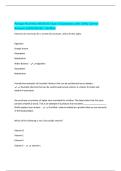 Portage Nutrition BIOD121 Exam 4 Questions with 100&percnt; Correct Answers &lpar;2025&sol;2026&rpar; &vert; Verified