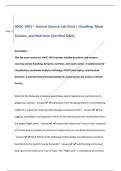 ANSC 1401 &ndash; Animal Science Lab Final &vert; Handling&comma; Meat  Science&comma; and Nutrition &lpar;Verified Q&A&rpar; 