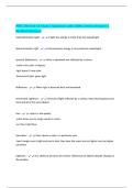 PSYC 230 Unit 11 Exam &vert; Questions with 100&percnt; Correct Answers &vert; Verified Solutions