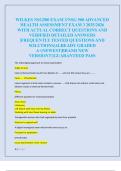 WILKES NSG500 EXAM 3&sol;NSG 500 ADVANCED  HEALTH ASSESSMENT EXAM 3 2025&sol;2026  WITH ACTUAL CORRECT QUESTIONS AND  VERIFIED DETAILED ANSWERS  &vert;FREQUENTLY TESTED QUESTIONS AND  SOLUTIONS&vert;ALREADY GRADED  A&plus;&vert;NEWEST&vert;BRAND NEW  VERSION&excl;&excl;&excl;&vert;GUARANTEED PASS 