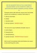 NUR 502 ADVANCED PATHO ACTUAL EXAM NEWEST 2025&sol;2026 NEWEST ACTUAL EXAM WITH COMPLETE QUESTIONS AND VERIFIED ANSWERS &vert;ALREADY GRADED A&plus;&vert;