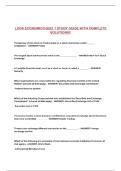 LUOA ECONOMICS QUIZ 7 STUDY GUIDE WITH COMPLETE SOLUTIONS&excl;&excl;