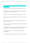 SCH4U Chemistry Final Exam Questions with 100&percnt; Correct Answers &vert; Verified Solutions