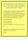 SOUTHERN NEVADA HEALTH DISTRICT&rsquo;S PROTOCOL EXAM FOR EMS &lpar;EMT BASIC&rpar; LEVEL EXAM NEWEST 2025&sol;2026 NEWEST ACTUAL EXAM WITH COMPLETE QUESTIONS AND VERIFIED ANSWERS &vert;ALREADY GRADED A&plus;&vert; 