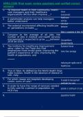 HPRS-3309 final exam review questions and verified correct answers