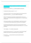 BUNDLE FOR QMB 3200 EXAMS ALL Questions with 100&percnt; Correct Answers &vert; Verified SOLUTIONS 