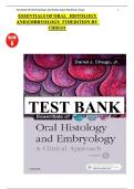TEST BANK FOR Essentials of Oral Histology and Embryology&colon; A Clinical Approach 5th Edition by Daniel J&period; Chiego Jr All Chapters Verified &vert;9780323497251&vert; Guide A&plus;