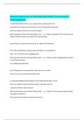 Walmart assessment test Questions with 100&percnt; Correct Answers &vert; Verified Solutions