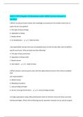 WGU C795 Chapter 16 Questions with 100&percnt; Correct Answers &vert; Verified