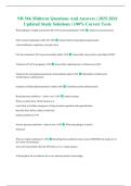 NR 566 Midterm Questions And Answers &vert; 2025-2026 Updated Study Solutions &vert; 100&percnt; Correct Tests