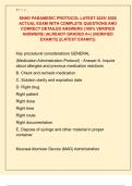 SNHD PARAMEDIC PROTOCOL LATEST 2025&sol; 2026  ACTUAL EXAM WITH COMPLETE QUESTIONS AND  CORRECT DETAILED ANSWERS &lpar;100&percnt; VERIFIED  ANSWERS&rpar; &vert;ALREADY GRADED A&plus;&vert; &vert;&vert;VERIFIED  EXAM&excl;&excl;&excl;&vert;&vert; &vert;&vert;LATEST EXAM&excl;&excl;&excl;&vert;&vert;