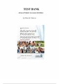 Test Bank for Advanced Pediatric Assessment 4th Edition by Ellen M&period; Chiocca&comma; Chapter 1-26 &vert;All Chapters