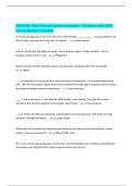 WGU LAB - D313 Immune System&sol;Lymphatic &ndash; Questions with 100&percnt; Correct Answers &vert; Verified