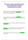 PSI&colon; Life&comma; Accident&comma; And Health Practice Exam &vert; Comprehensive Q&A For Certification Success 2025