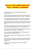 EnCase TEST QUESTIONS AND FULLY CORRECT ANSWERS