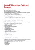 Florida BRT Corrections - Facility and Equipment Exam 2025&sol;2026 Questions With Completed Solutions&period;