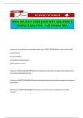 BMAL 590 STUDY GUIDE EXAM WITH QUESTIONS & COMPLETE SOLUTIONS PASS GAURANTEED