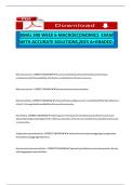 BMAL 590 WEEK 6-MACROECONOMICS EXAM WITH ACCURATE SOLUTIONS&comma;2025 A&plus;GRADED&period;