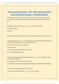 Trauma Nursing Process - TNP - TNCC 9th Ed Questions and 100&percnt; Correct Answers &vert; Verified Solutions