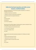 NURS 242 Final Exam Questions and 100&percnt; Correct Answers &vert; Verified Solutions