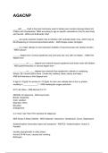 AGACNP NEWEST 2025&sol;2026 ACTUAL EXAM COMPLETE QUESTIONS AND CORRECT DETAILED ANSWERS &lpar;VERIFIED ANSWERS&rpar; &vert;ALREADY GRADED A&plus;&vert;&vert;BRAND NEW&excl;&excl;
