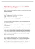 NURS 3100 - Module 32 Test Questions and Answers 2025&sol;2026  with complete solution &vert; Graded A&plus;