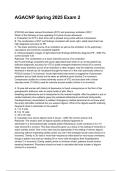 AGACNP Spring 2025 Exam 2 NEWEST 2025&sol;2026 ACTUAL EXAM COMPLETE QUESTIONS AND CORRECT DETAILED ANSWERS &lpar;VERIFIED ANSWERS&rpar; &vert;ALREADY GRADED A&plus;&vert;&vert;BRAND NEW&excl;&excl;