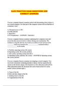EnCE PRACTICE EXAM QUESTIONS AND CORRECT ANSWERS