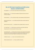Bio 117 WVU Exam 3 Questions and 100&percnt; Correct Answers &vert; Verified Solutions