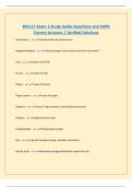 BIO117 Exam 1 Study Guide Questions and 100&percnt; Correct Answers &vert; Verified Solutions