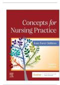 TEST BANK FOR Concepts for Nursing Practice 4th Edition by Jean Foret Giddens ISBN&colon;9780323809825 COMPLETE GUIDE ALL CHAPTERS COVERED WITH RATIONALES 100&percnt; VERIFIED A&plus; GRADE ASSURED&excl;&excl;&excl;&excl;&excl;NEW LATEST UPDATE&excl;&excl;&excl;&excl;&excl;