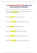 FLORIDA BAIL BONDS STATE EXAM 2025  QUESTIONS WITH ANSWERS&period; 