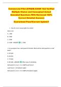 Commercial Pilot &lbrace;CPAER&rcub; EXAM 1&2 Verified  Multiple Choice and Conceptual Actual  Emended Questions With Reviewed 100&percnt;  Correct Detailed Answers   Guaranteed Pass&excl;&excl;Current Update&excl;&excl; 