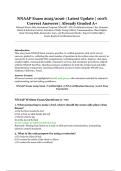 NNAAP Exam 2025&sol;2026 &vert; Latest Update &vert; 100&percnt; Correct Answers &vert; Already Graded A&plus; &ndash; CNA Certification Prep