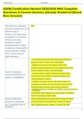 USAW Certification Newest 2025&sol;2026 With Complete  Questions & Correct Answers &vert;Already Graded A&plus;&vert;&vert;Brand  New Version&excl;&vert;  