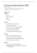 Samenvatting literatuur AMV &lpar;Actuele maatschappelijke vraagstukken&rpar;