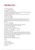 HESI Math V1&sol;V2 Exam 2025&sol;2026 Questions With Completed Solutions&period;