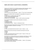 AMSA 490 EXAM 2 QUESTIONS & ANSWERS