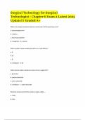 Surgical Technology Chapter 6 Exam 2 Review 2025 &vert; Robotics&comma; ESU&comma; & Instrumentation &vert; Graded A&plus;